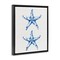 Stupell Industries Vintage Toile Starfish Floating Frame, design by Lettered and Lined